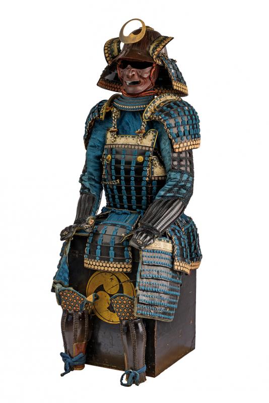 Importante Mogami-do gusoku firmato Nakahachiman Minamoto Yoshikazu saku kore
