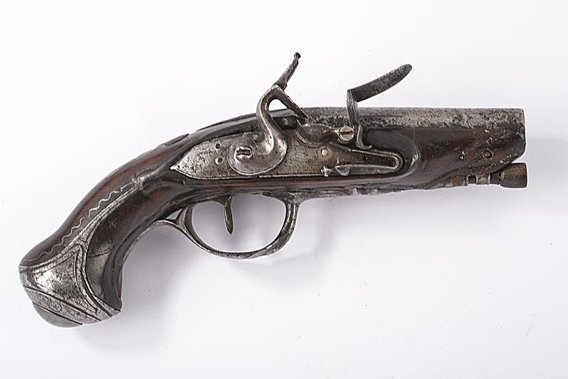 Pistola da viaggio a pietra focaia