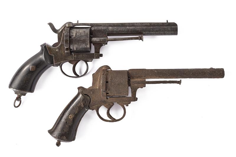 Lotto di due revolver a spillo