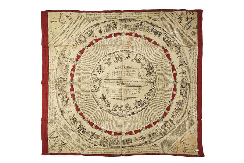 Fazzoletto "Mouchoirs d'Instruction Militaire no. 3 Cavalerie"