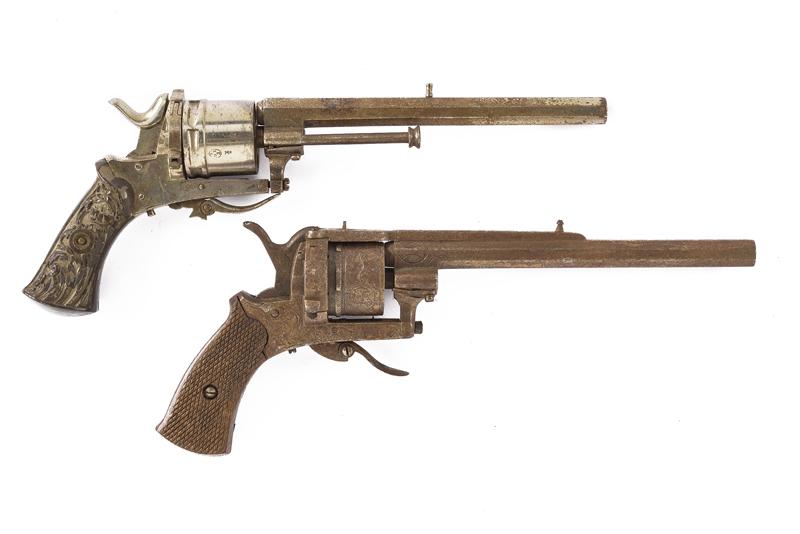 Lotto di due revolver a spillo