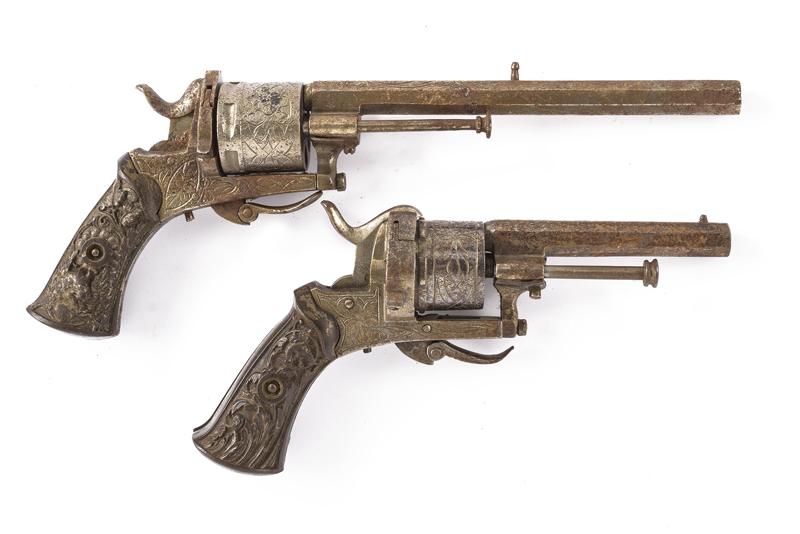 Lotto di due revolver a spillo