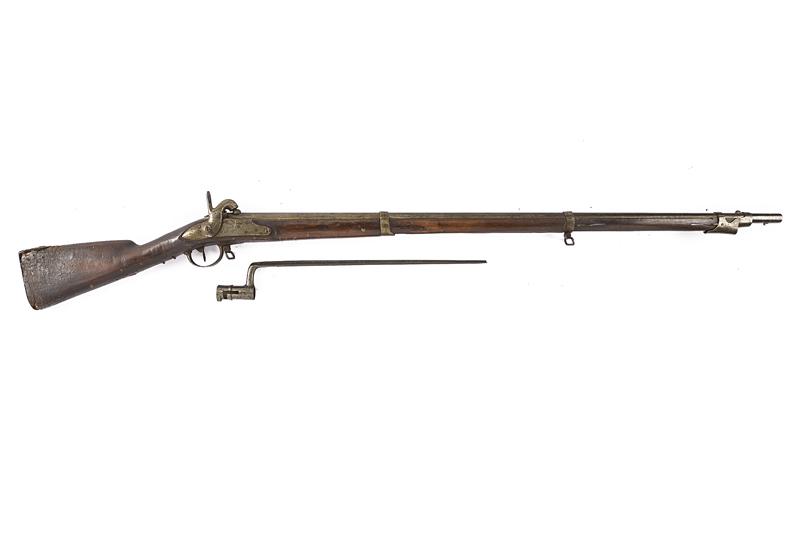 Fucile Mod. 1822 T ridotto a luminello con baionetta