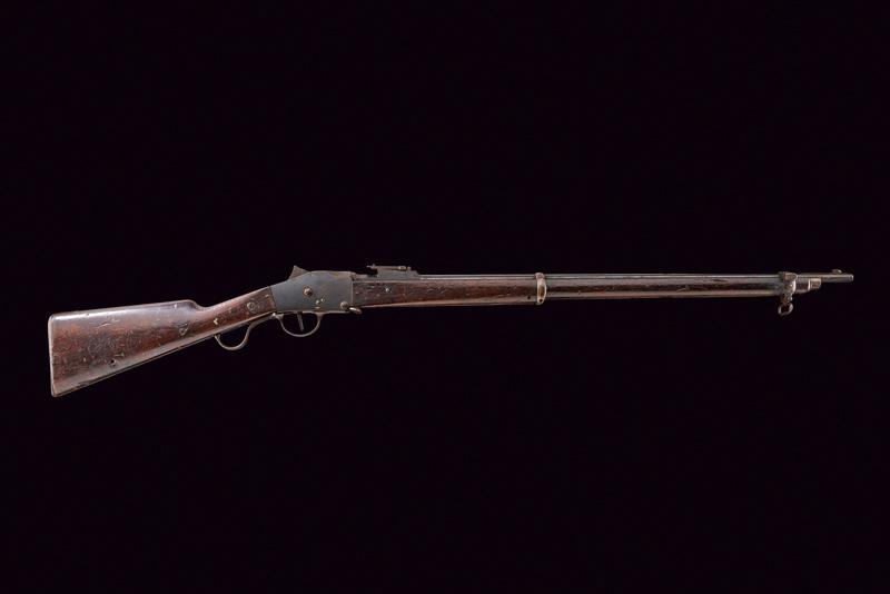 Fucile Guedes Mod. 1885 con sistema Martini di Steyr