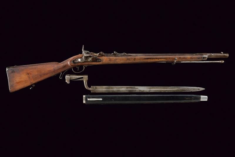 Jägerstutzen mod. 1854/67 sistema Wanzel con baionetta