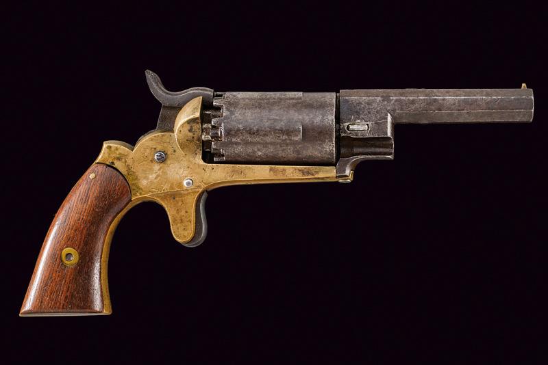 John Walch Ten Shot Double Hammers Pocket Revolver