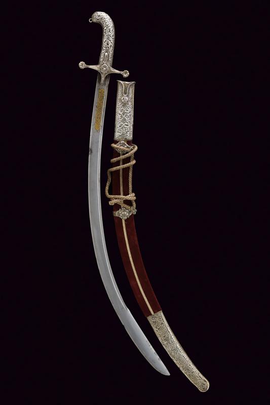 Rarissimo kilic con fornimenti in argento