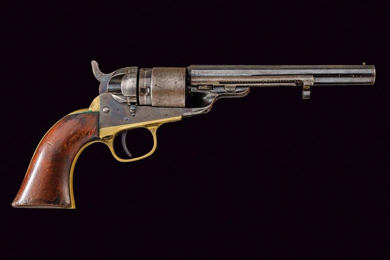 Colt Pocket Navy model convertita a retrocarica "Round Barrell"
