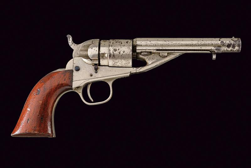 Colt Pocket Navy model convertita a retrocarica "Round Barrell"