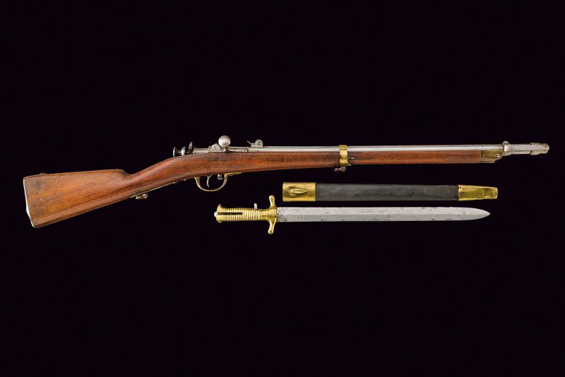 Moschetto Carcano Mod. 1867 da artiglieria con baionetta
