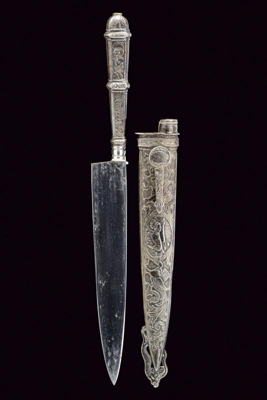 Bellissimo coltello da gaucho in argento