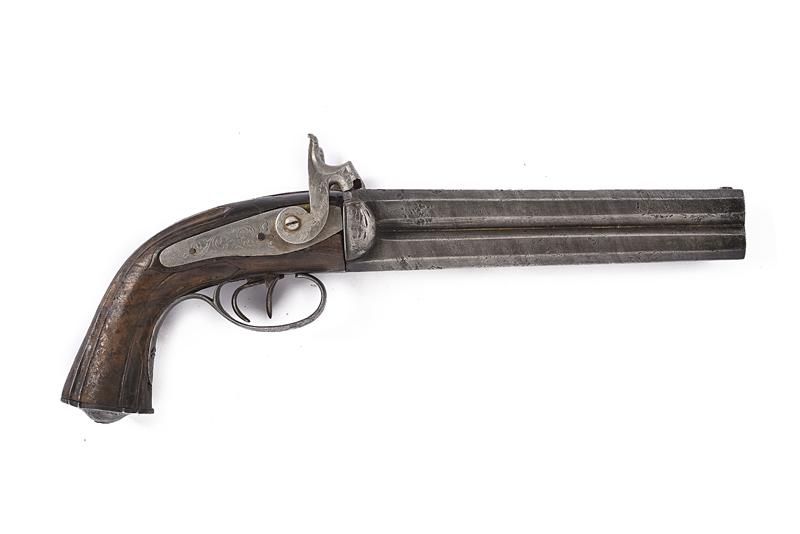 Pistola a luminello a due canne sovrapposte