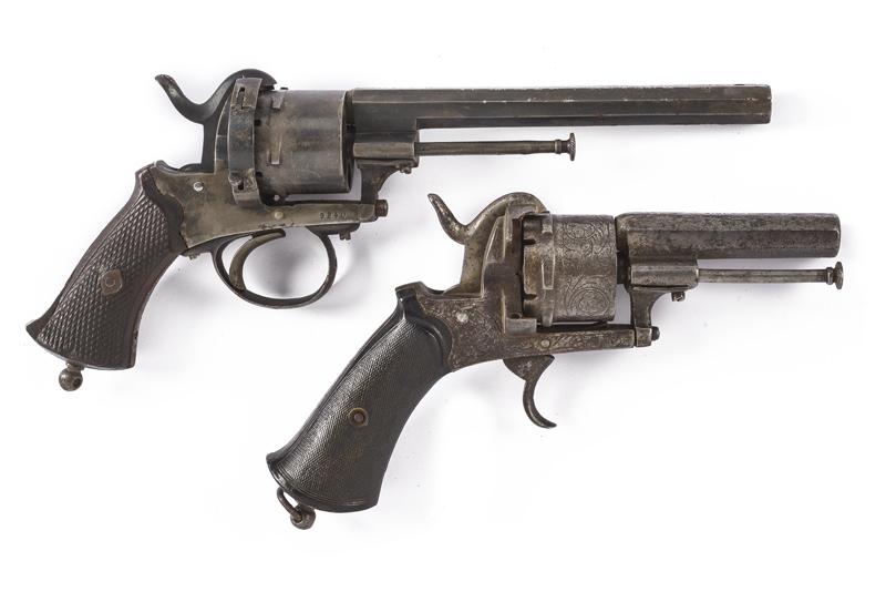 Lotto di due revolver a spillo