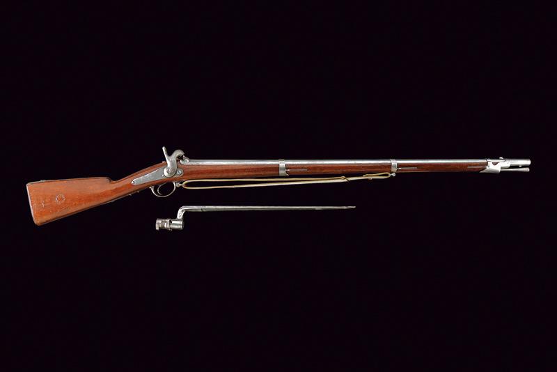 Fucile a luminello Mod. 1842 con baionetta