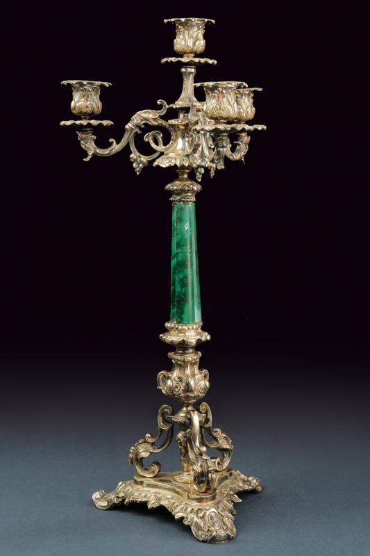 Candelabro in argento