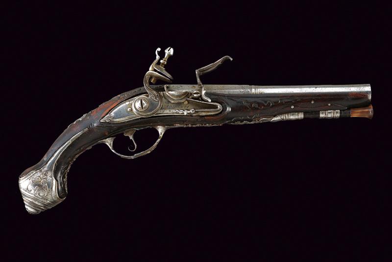 Pistola a pietra focaia di Fracheti