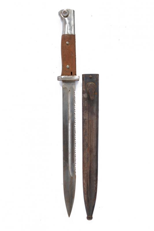 Baionetta Mauser mod. 1884/98 secondo tipo con dorso a sega