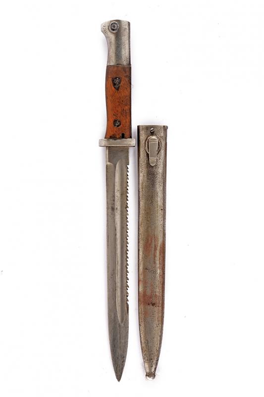 Baionetta Mauser mod. 1884/98 secondo tipo con dorso a sega