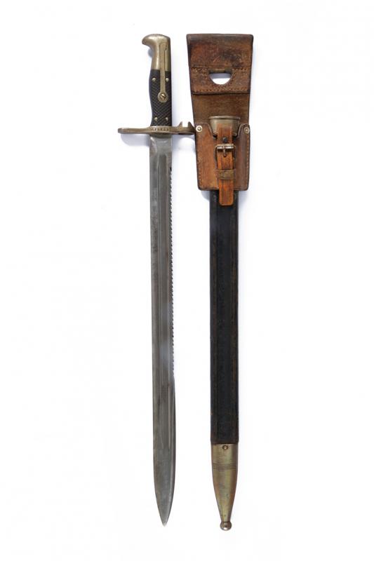 Baionetta mod. 1887 con dorso a sega
