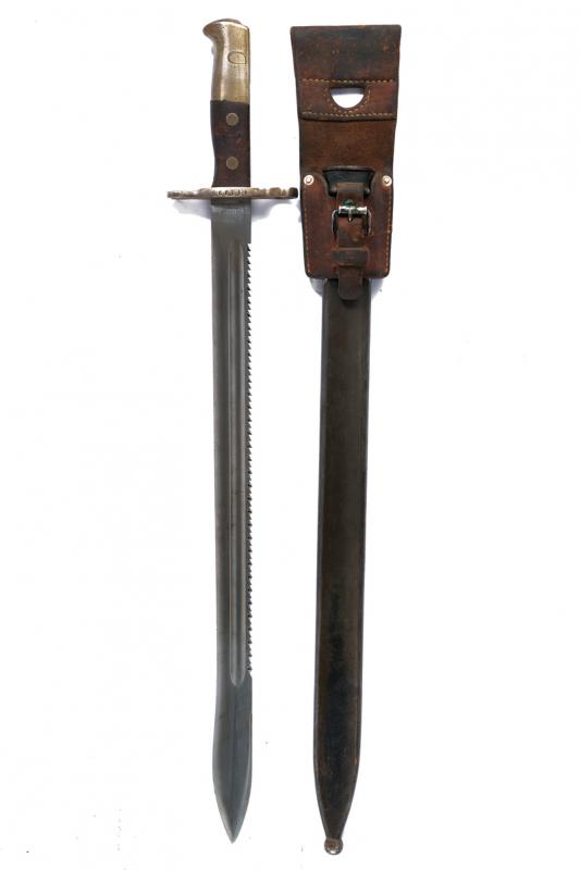 Baionetta mod. 1914 con dorso a sega