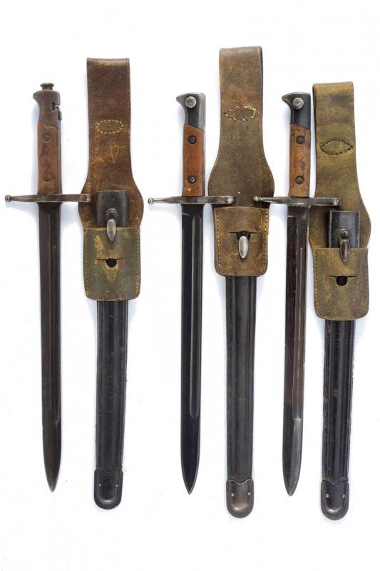 Lotto di tre baionette mod. 1891