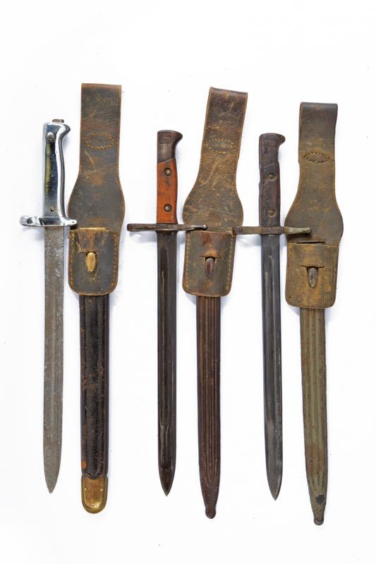 Lotto di tre baionette mod. 1891
