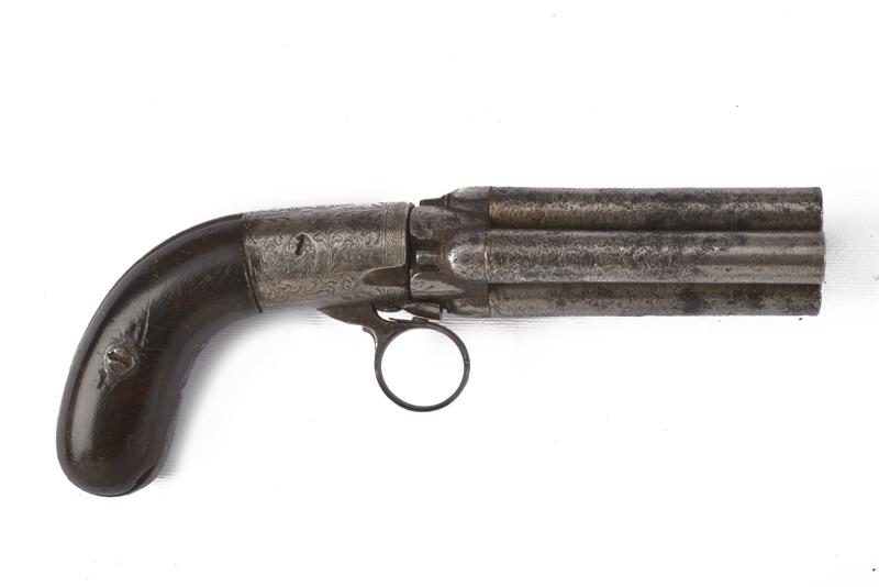 Pepperbox a luminello a quattro canne di Mariette