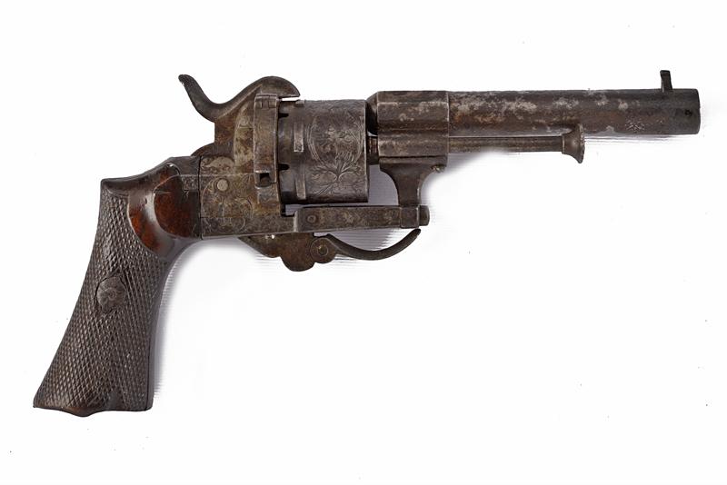 Revolver a spillo Lefaucheux inciso