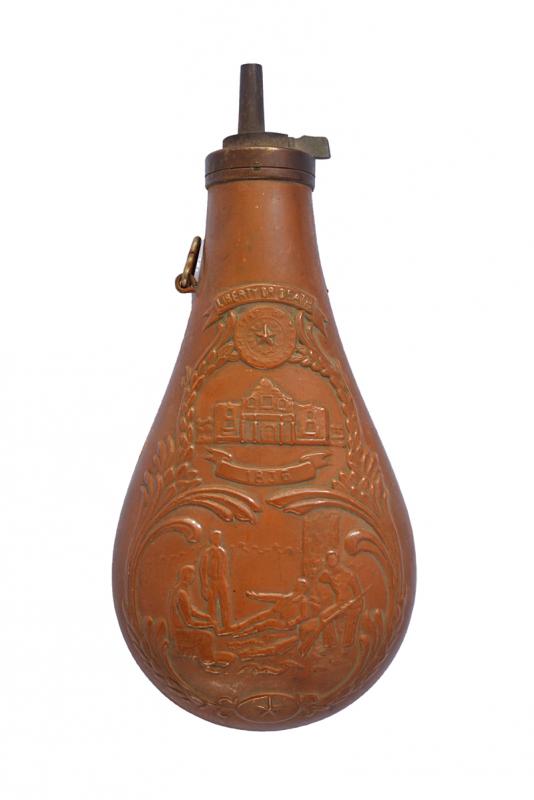 Fiasca da polvere commemorativa della battaglia di Alamo