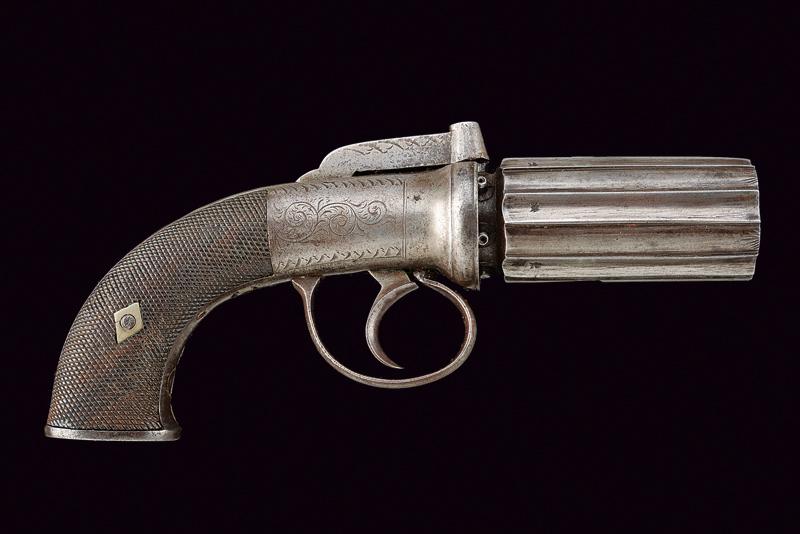 Pepperbox a luminello a sei canne