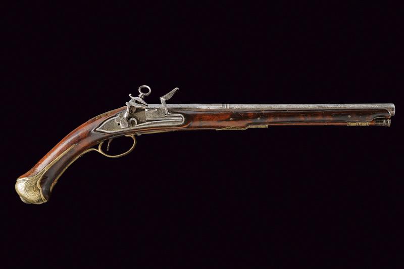 Pistola a pietra focaia alla romana