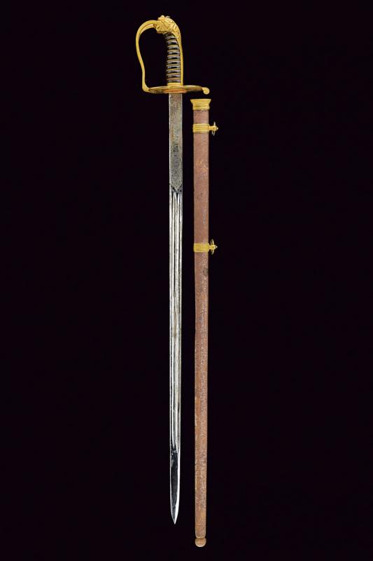 Spada da ufficiale subalterno della Guardia Civica Mod. 1847