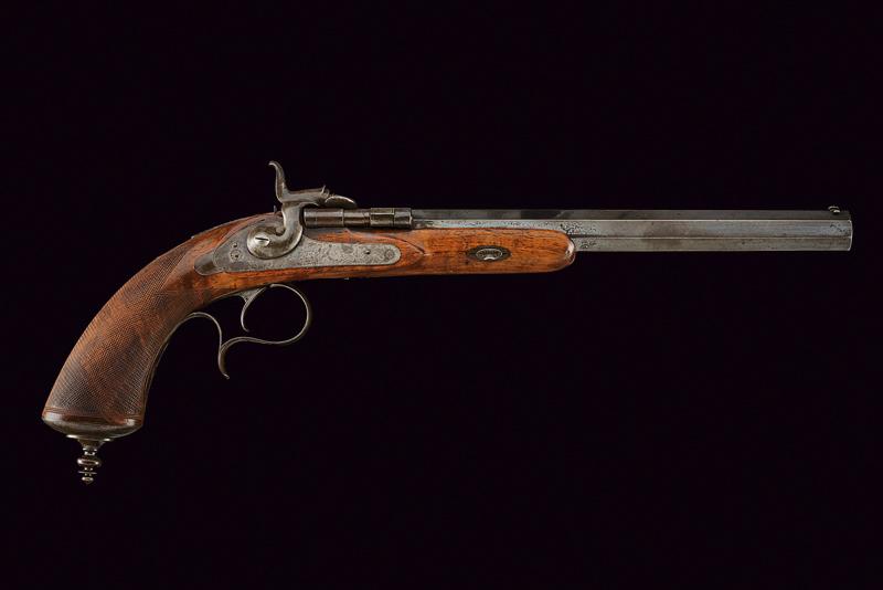 Pistola da tiro a retrocarica