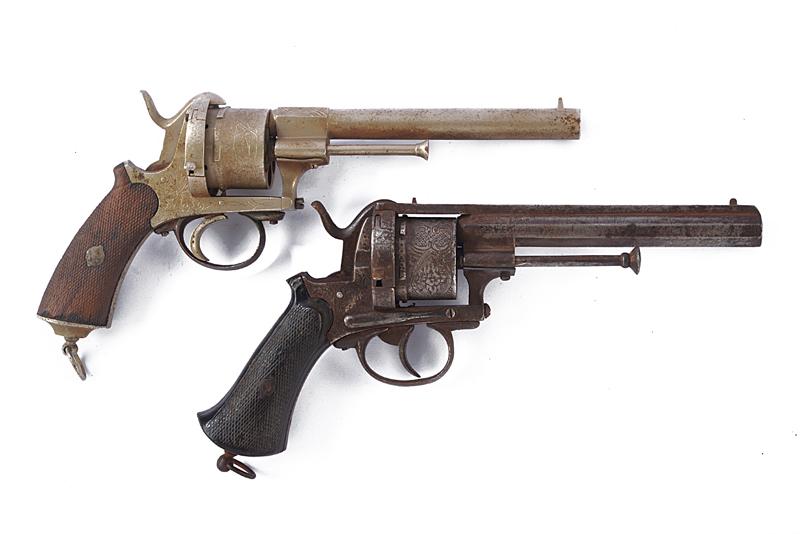 Lotto di due revolver a spillo