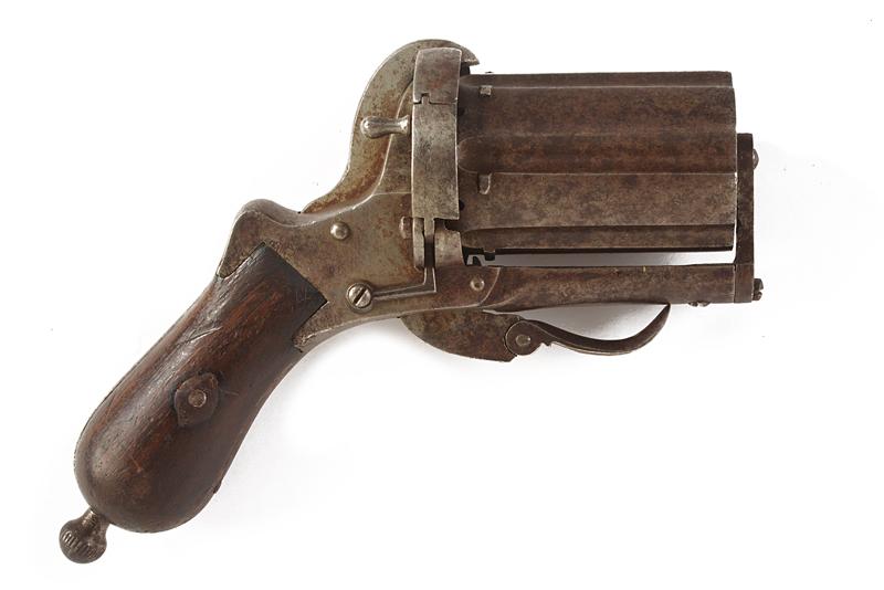 Pepperbox revolver a spillo