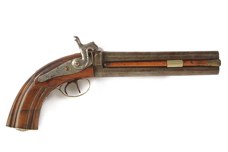 Pistola a luminello a due canne sovrapposte 
