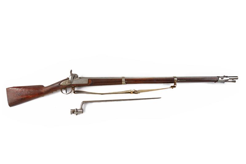 Fucile a luminello mod. 1842 con baionetta