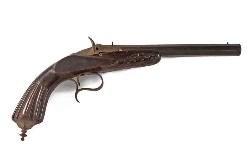 Pistola tipo Flobert a retrocarica