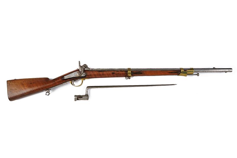 Fucile a luminello mod. 1857 con baionetta a ghiera 