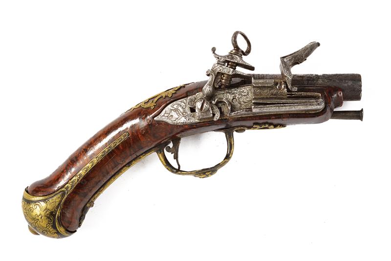 Pistola a pietra focaia alla romana