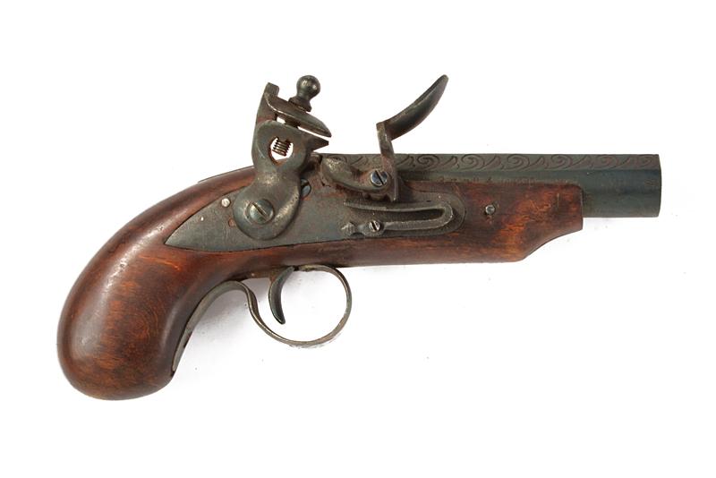 Pistola da viaggio a pietra focaia (replica)
