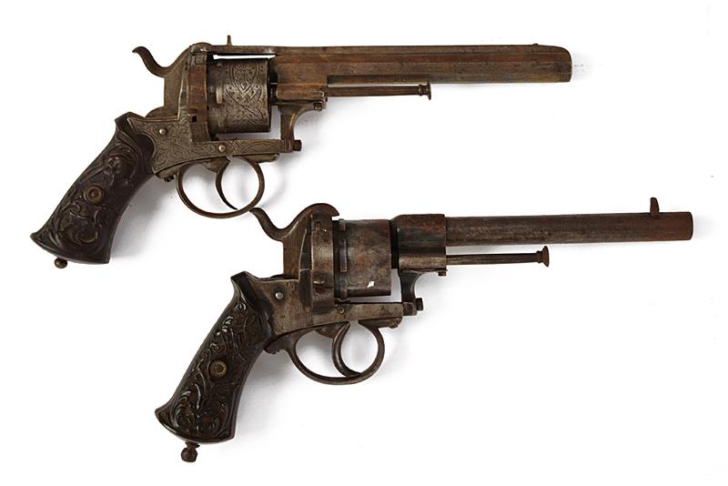 Lotto di due revolver a spillo